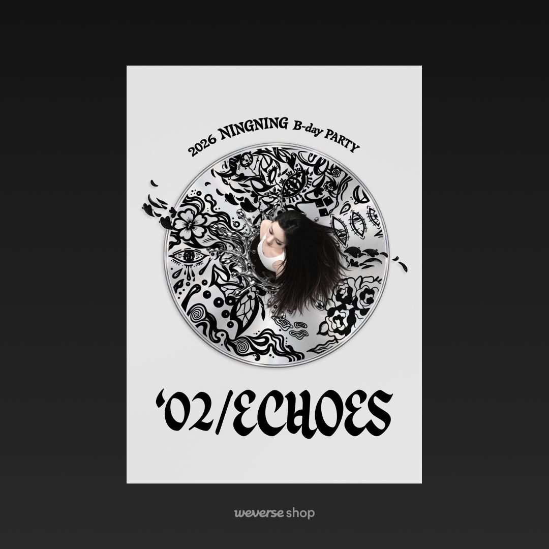 weverseshop's tweet photo. 2026 NINGNING B-day PARTY [‘02/ECHOES]  온라인 라이브 스트리밍 이용권 판매 안내🎤

닝닝과 함께 하는  B-day PARTY [‘02/ECHOES] 공연을 #위버스샵 온라인 스트리밍으로 더 생생하게 만나보세요!
절대 놓칠 수 없는 특별한 하루를 안방 1열에서 고화질로 감상하세요.💝

✨MEMBERSHIP ONLY✨ 스트리밍 상품 구매 시, 스페셜 기프트를 드립니다.

🗓️판매 기간 : 10월 15일(목) 2 PM ~ 10월 20일(화) 7:59 PM (KST)
🛒#WeverseShop : https://t.co/EJkFhjPzsW

#NINGNING #닝닝
#aespa #æspa #에스파 (@aespa_official)
