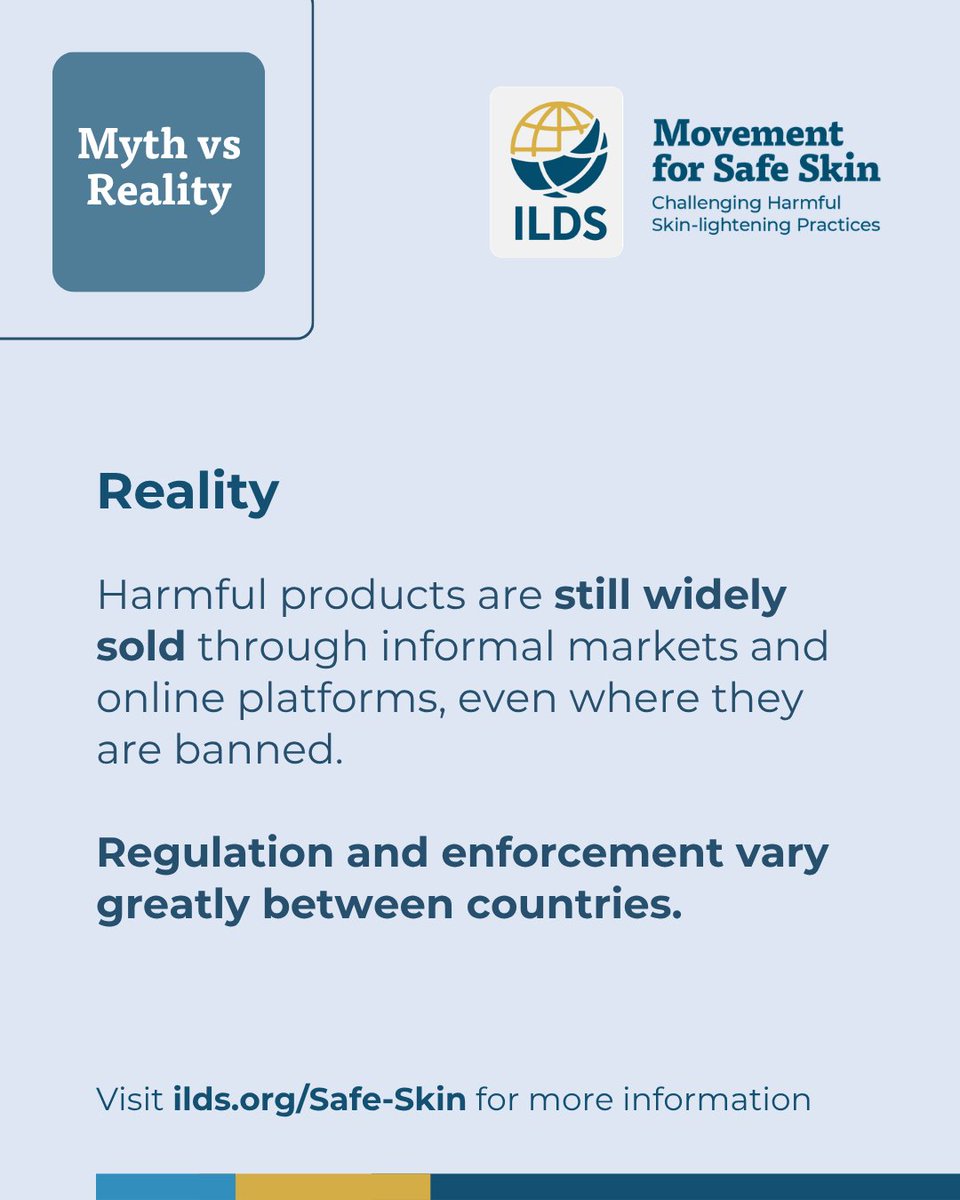ILDSDerm's tweet photo. Myths and misconceptions can make it harder for people to make informed choices about their skin health. That's why challenging misinformation is an important part of the ILDS #MovementForSafeSkin.

📥 Explore the toolkit and help spread the message:  
🔗 https://t.co/h7iD25mEmh https://t.co/FfZpitjpyJ