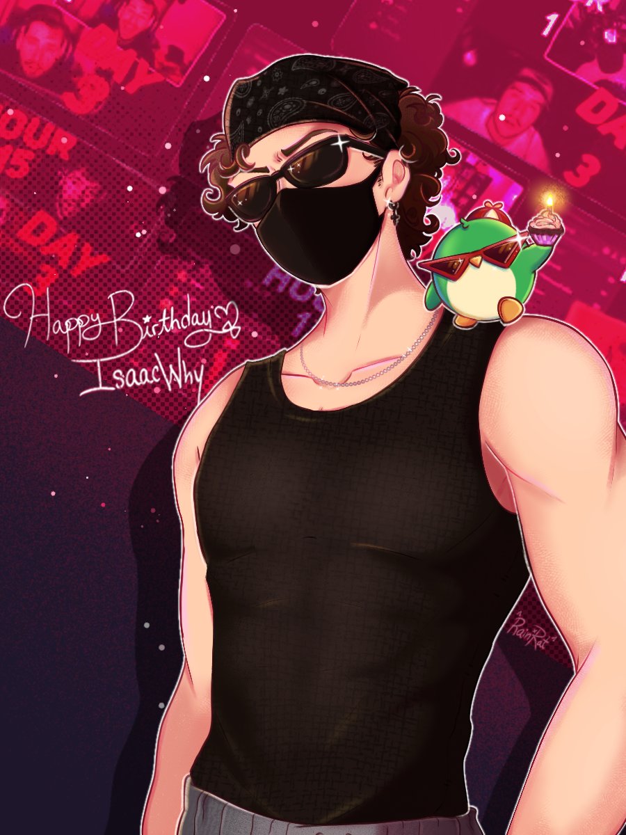 rainx_rat's tweet photo. 🎉HAPPY BIRTHDAY ISAACWHY! 🐧🩷

[#isaacwhy #isaacwhyfanart #grouptwt #tgctwt #tgc        ] https://t.co/swdOt5ezqB