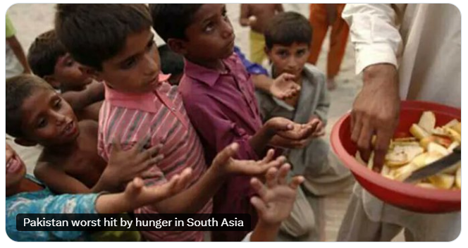 MDUmairKh's tweet photo. Latest...

Pakistan is now number one on the Global Hunger Index in South Asia, leaving even India behind.

Another achievement unlocked for Failed Marshal and Fitna tul Fowarij. https://t.co/v70FO2KfEO