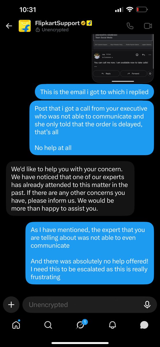 naman177's tweet photo. This is the reality of @flipkartsupport My order keeps getting delayed after every 2 days and all they are doing is lying! Their executives on the call says the same thing! Best part is the delays are happening even after my order is prioritised @jagograhakjago Need help here! https://t.co/CvD8Tf9NBj