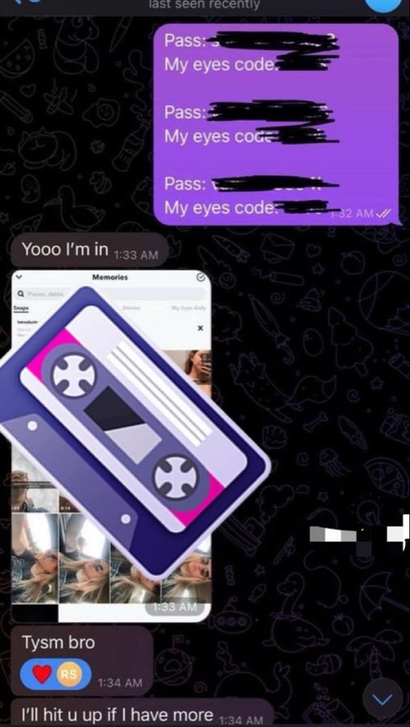 BalishrH's tweet photo. **get into her Snapchat and Instagram memories to find out if she’s cheating. Check her “My Eyes Only” and Instagram chats…👀

#teenageee #snaphack #minichat 
#brosis #buyingcontent #anxiouspanda #ipcam #candid #bop https://t.co/CaXaDvpdNB https://t.co/M4vRmcyRsR