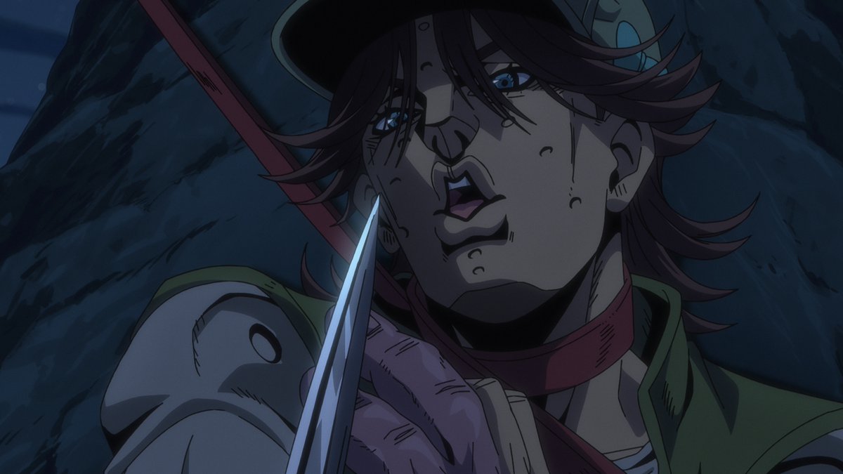 anime_jojo's tweet photo. ━━━━━━━━━━━━━━━━━━
 ベンジャミン・ブンブーン役 斉藤次郎×
 アンドレ・ブンブーン役 中島ヨシキ×
 L.A.ブンブーン役 汐谷文康
 後編インタビュー公開ッ！
 STEEL BALL RUN－The Other Sides－
━━━━━━━━━━━━━━━━━━

アニメ『スティール・ボール・ラン ジョジョの奇妙な冒険』の、
敵キャラクターキャストのリレーインタビュー🖋

喉が潰れることも覚悟の上で、役���としての技術をすべて注ぎ込む!!
https://t.co/UisOSbgje1

STEEL BALL RUN－The Other Sides－
Jiro Saito×Yoshiki Nakajima×Fumiyoshi Shioya Interview Part02
#jojo_anime

▼斉藤さん、中島さん、汐谷さんがそれぞれチョイスしたサムネイル画像はこちら!!