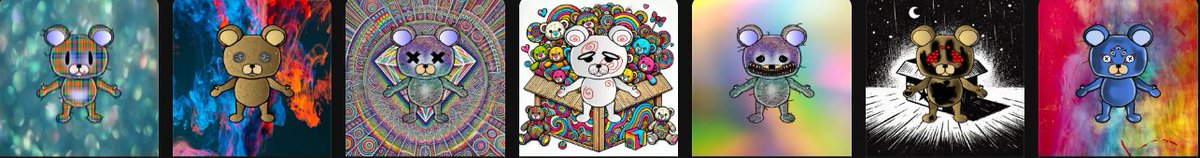psycodelicNFT's tweet photo. Mint ya: https://t.co/UgRBNlQMet
👀 Colección: https://t.co/qBAdBsNr9g
¿Vas a dejar pasar estos ositos locos? 🧸😈🌀#PsychoTeddy #ApeChain #NFT #FreeMint #NFTCommunity #PsychedelicArt #psycodelicinsane #psychoteddy #art #web3 #crypto #calls #CryptoPump https://t.co/NPmsmByNXh