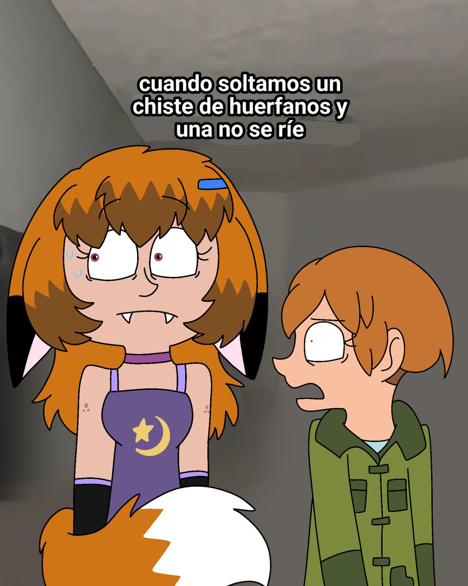 TailsMitsuri's tweet photo. Un curi que hize con Esther y mi oc(Gracie) #hauntedhotel https://t.co/3VWihd20Fy