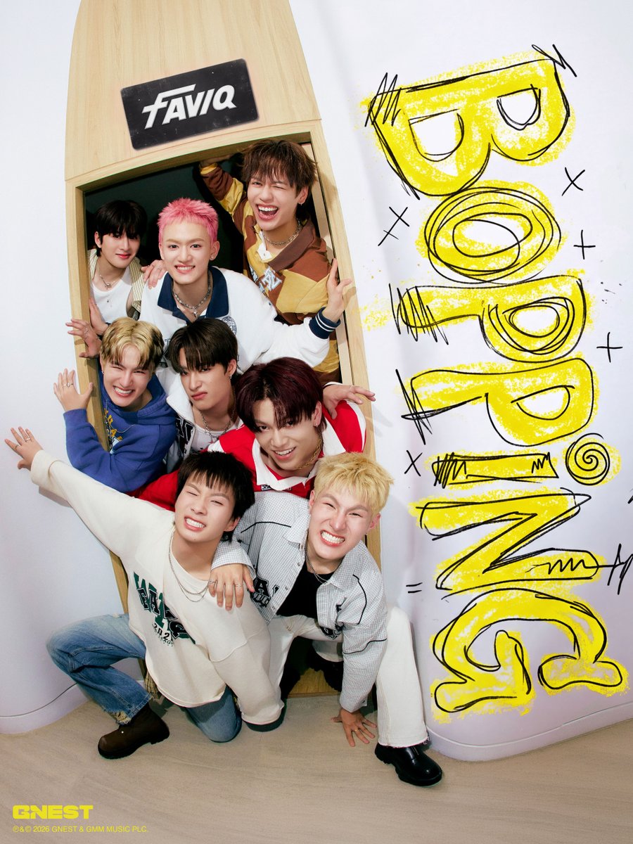 Faviq_gnest's tweet photo. [FAVIQ 3rd Single - ‘BOPPiNG’💥]
‘BOPPiNG’ OFFICIAL MV
21.10.2026, 6PM (ICT)

YouTube : gnest_official

#FAVIQ_BOPPiNG
#FAVIQ
#GNEST https://t.co/jUhNDLP3GR