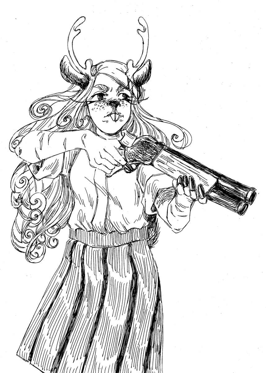 EUK508S_einhorn's tweet photo. angel with a shotgun https://t.co/7BkdNaL1dn