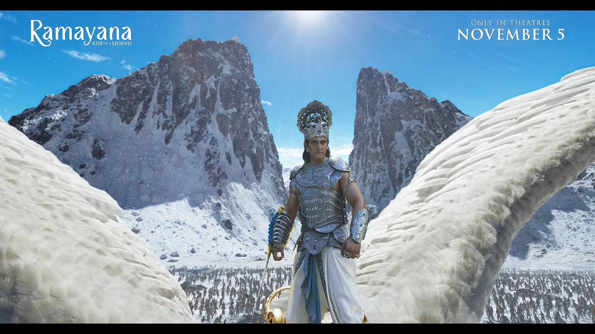 bhavesh_ro's tweet photo. These are just 4K screenshots from the #Ramayana TV spot on YouTube, and the visuals are already looking better than most Hollywood movies. 😭🔥 Imagine how insane it’ll look on the big screen! 🤯
#Yash https://t.co/zhdEn5LYvC