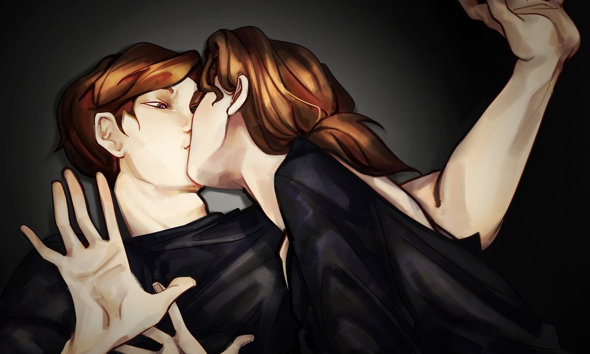SenB0wl's tweet photo. kissesss #pemorty #mortycest #rickandmorty #art https://t.co/hzqeAgVbS6