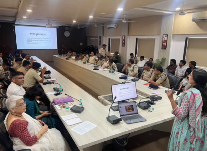 TRIFoundation's tweet photo. How can policing become more sensitive, responsive and victim-centred in cases of violence against women and children?  

Earlier this week, Transform Rural India (TRI), under the guidance of the Women Safety Cell, Madhya Pradesh Police Headquarters, organised a two-day training in Dhar, Madhya Pradesh, bringing together police personnel, government departments and community representatives.  

The training focused on strengthening understanding of key legal provisions, ensuring sensitive responses to survivors and improving coordination between the police, Lok Adhikar Kendras, One Stop Centres and support services to ensure timely access to protection, legal assistance and care.  

Building safer communities requires more than legal action. It calls for institutions that listen, respond with sensitivity and work together to ensure every woman and child can seek justice and support without fear.

@PROJSDhar 

#TRI #TransformRuralIndia #RuralIndia #MadhyaPradesh