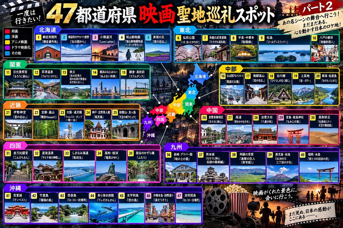yakousei789's tweet photo. 映画見た後はここに旅行行けよ。 https://t.co/0jy6nz4kDT