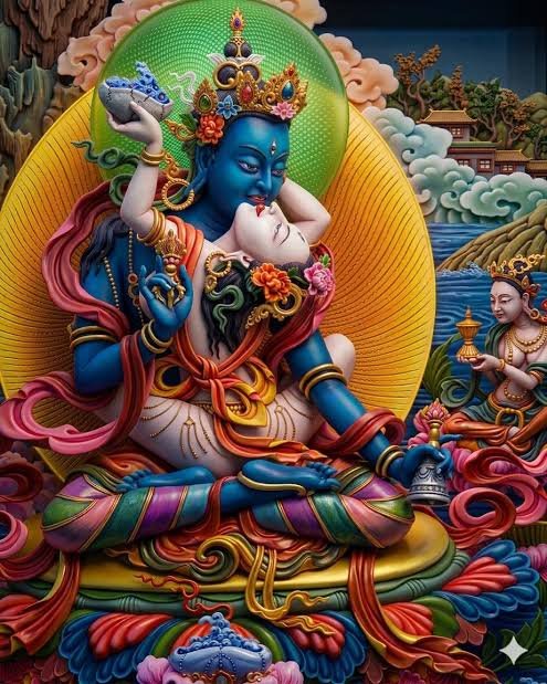 wrathofIndra's tweet photo. Shiva = Ultimate truth/ Infinite Zenith/ Highest consciousness 

> Vajrayāna is  top down 

> Hinduism is bottom up

Śiva  
⬆️
Kāli krama (time)
⬆️
Kaulāchara &amp; ŚriVidya (space) https://t.co/dB3XfiYDPW