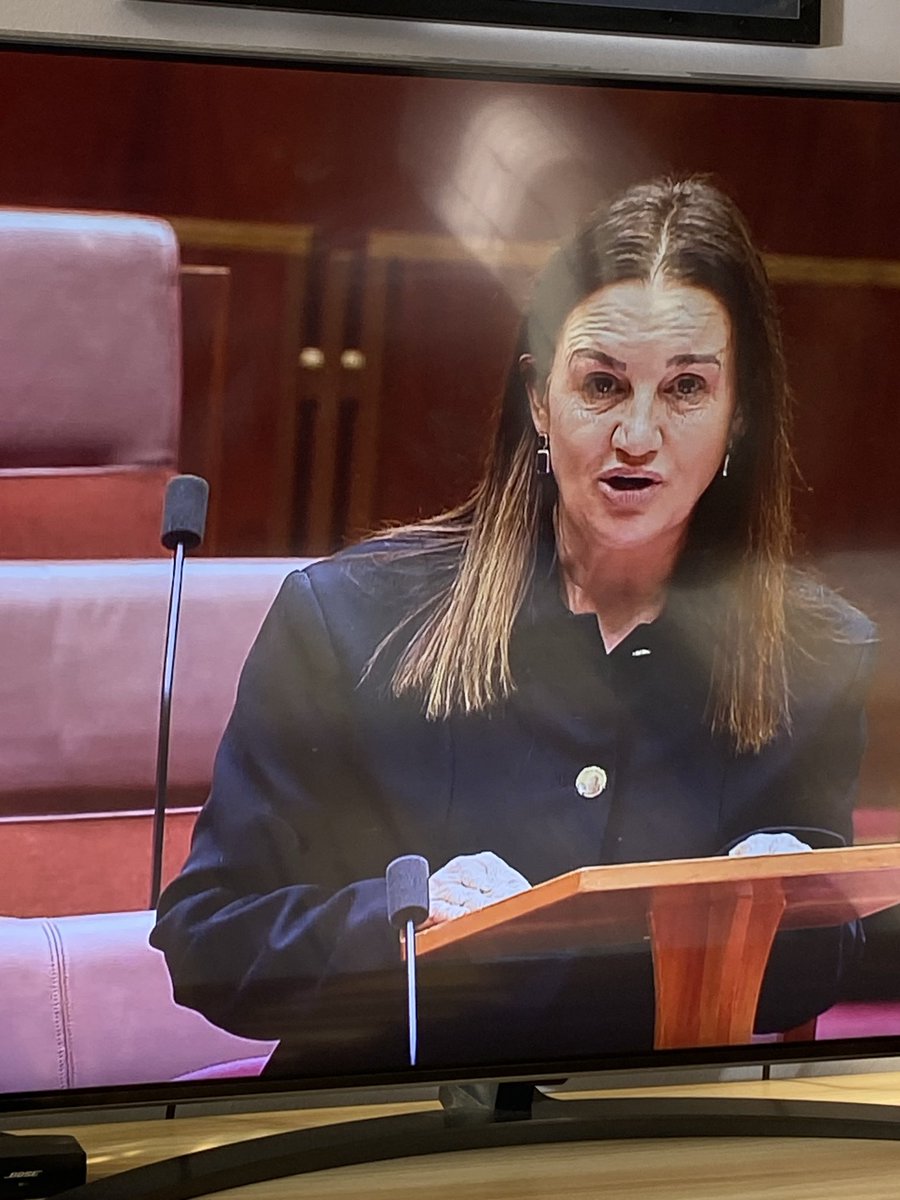 Pivotonian1838's tweet photo. Tasmania get rid of this …… #auspol #senateQT  vote @OneNationAus https://t.co/mVGLSdbwc3
