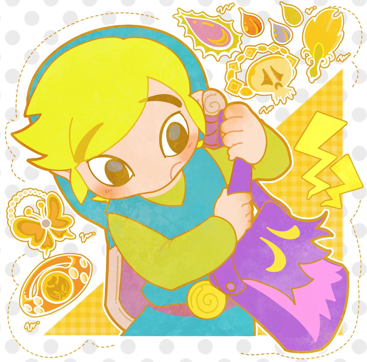 7sagi7's tweet photo. エモノ袋 https://t.co/0R4leDE9De