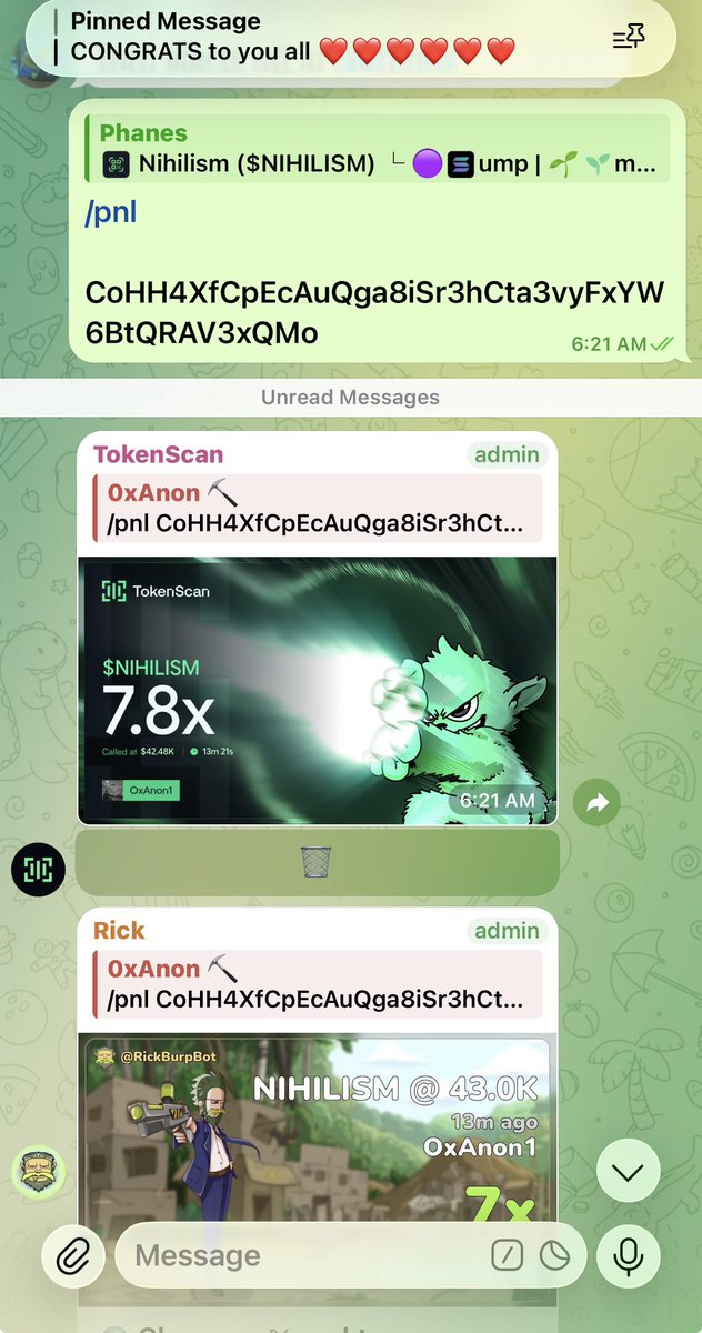 0xAnon01's tweet photo. 7x on $NIHILISM

Tg me https://t.co/C3Qz0Hdf3H for Early CAs and network alpha.

CoHH4XfCpEcAuQga8iSr3hCta3vyFxYW6BtQRAV3xQMo https://t.co/SZMsK1sneP