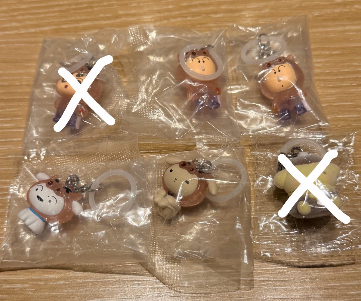 __m1004i__'s tweet photo. クレヨンしんちゃん ぶりぶりざえもん着ぐるみ めじるしアクセサリー ガチャ 交換

譲:  ねねちゃんうさぎ
       ぼーちゃん
       シロ

求:  ひまわり

郵送交換 又は 明日都内手渡し
お気軽にお声掛けください🙇‍♀️ https://t.co/2GDa1KQdsP