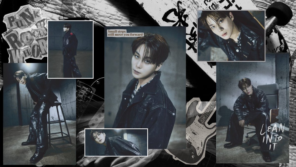 oimjongho's tweet photo. small steps still move you forward. 거친 리듬 속에서도 나만의 속도로. 🎸🖤 https://t.co/UeCqYl5Qas