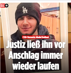 heinz_kos's tweet photo. #CSD-#Terroranschlag #Berlin: Abdul #Ballout war 13, als die #Polizei zum 1. Mal gegen ihn ermittelte: #Gewalt, #Raub, Morddrohungen. Er sei „schwer auffällig“ gewesen. Trotzdem wurden Verfahren gegen den CSD-#Attentäter eingestellt. https://t.co/z5zWunMz9k