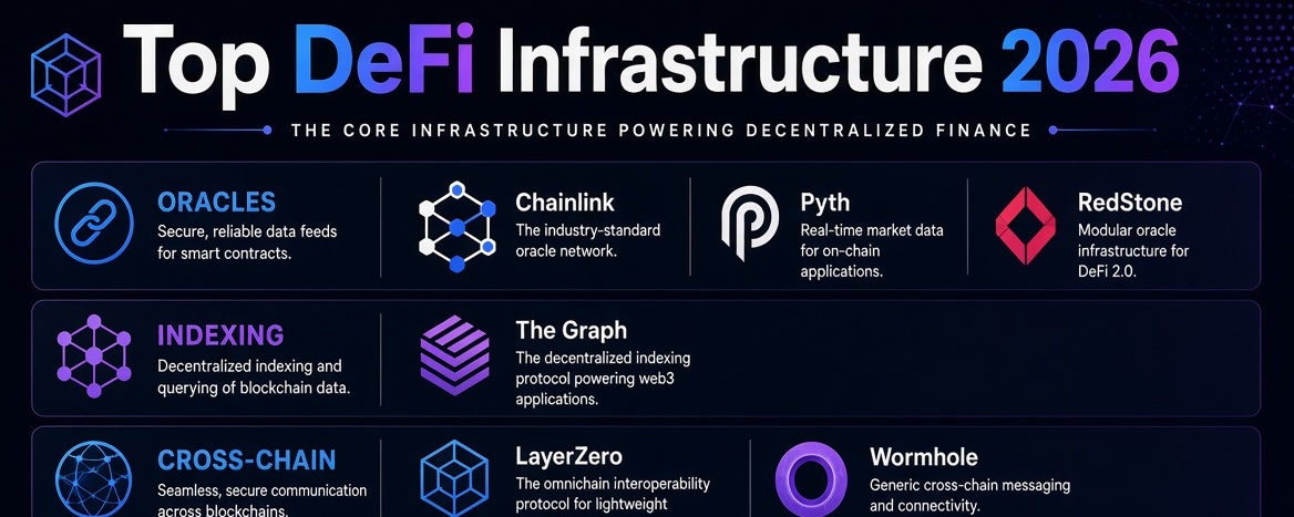 The DeFi infrastructure: 6 layers every protocol depends on 🧱