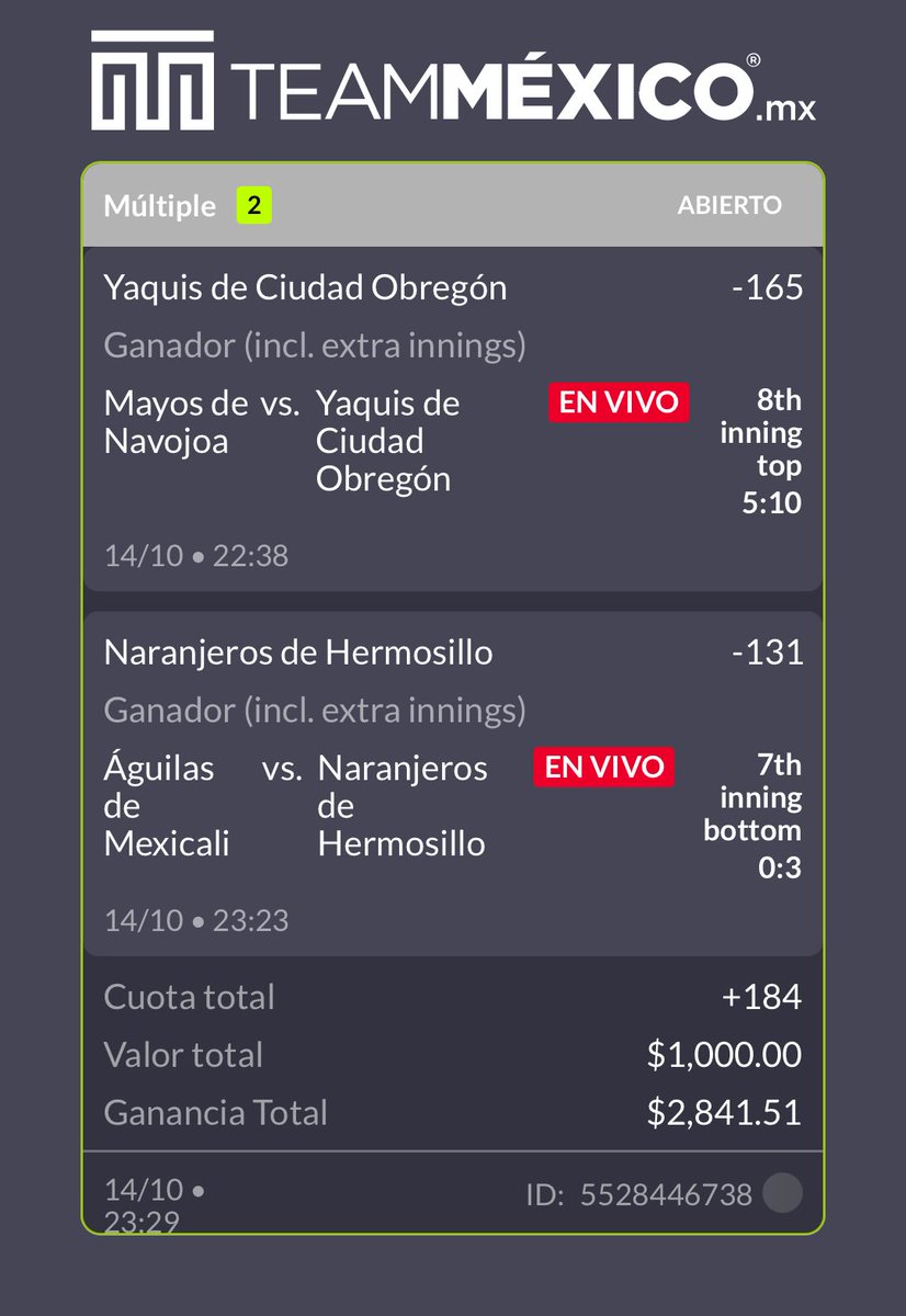 _TadeoContreras's tweet photo. Asi se generan $4,300 pesos con 2mil 🤑 https://t.co/w53bKoT9h1