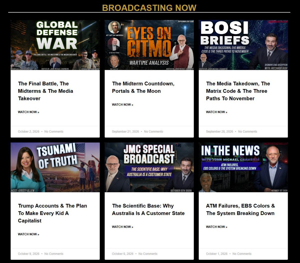 JMC_Broadcastt's tweet photo. Caught up on the most recent broadcasts?

Watch Here: https://t.co/A5gnNTQ2HD https://t.co/BrIqbLIsA1