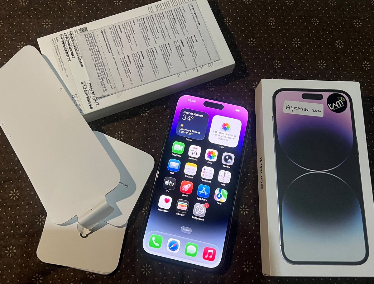Faza260's tweet photo. Iphone 14 Promax 256Gb ibox Fullset. Muluss Perfect, hb 82% Faceid truetone on Fungsi overall baguss siap pakai. 
bogor kota |Cod jabodetabek |rekber shopee |tukar tambah | No.Wa 085780070849
#zonauang #zonajajan https://t.co/lPcnmHIftv