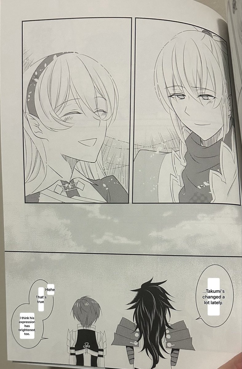 RobynMizore's tweet photo. Hehehe.. here’s the latest update to the Takukamu manga. Takumi is so cute when he’s in love ^w^ #fireemblem #fe14 #feif https://t.co/5AhmIm18mf