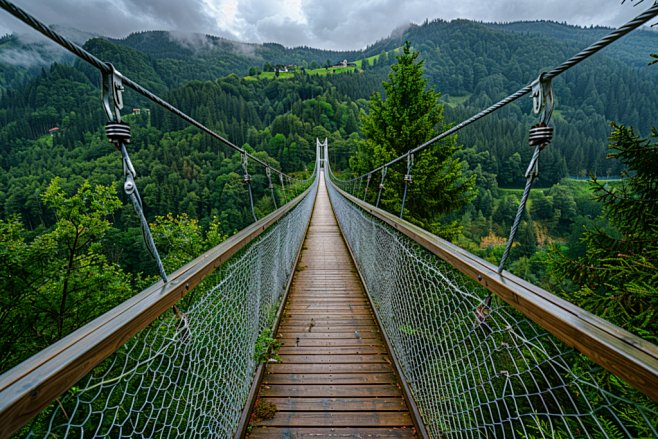 SolidaFilosofia's tweet photo. [Woke up to soft sounds that don’t disturb the quiet of this deep valley—my work is as steady as the chains holding the bridge here. ]， https://t.co/sIVH1YMBR5