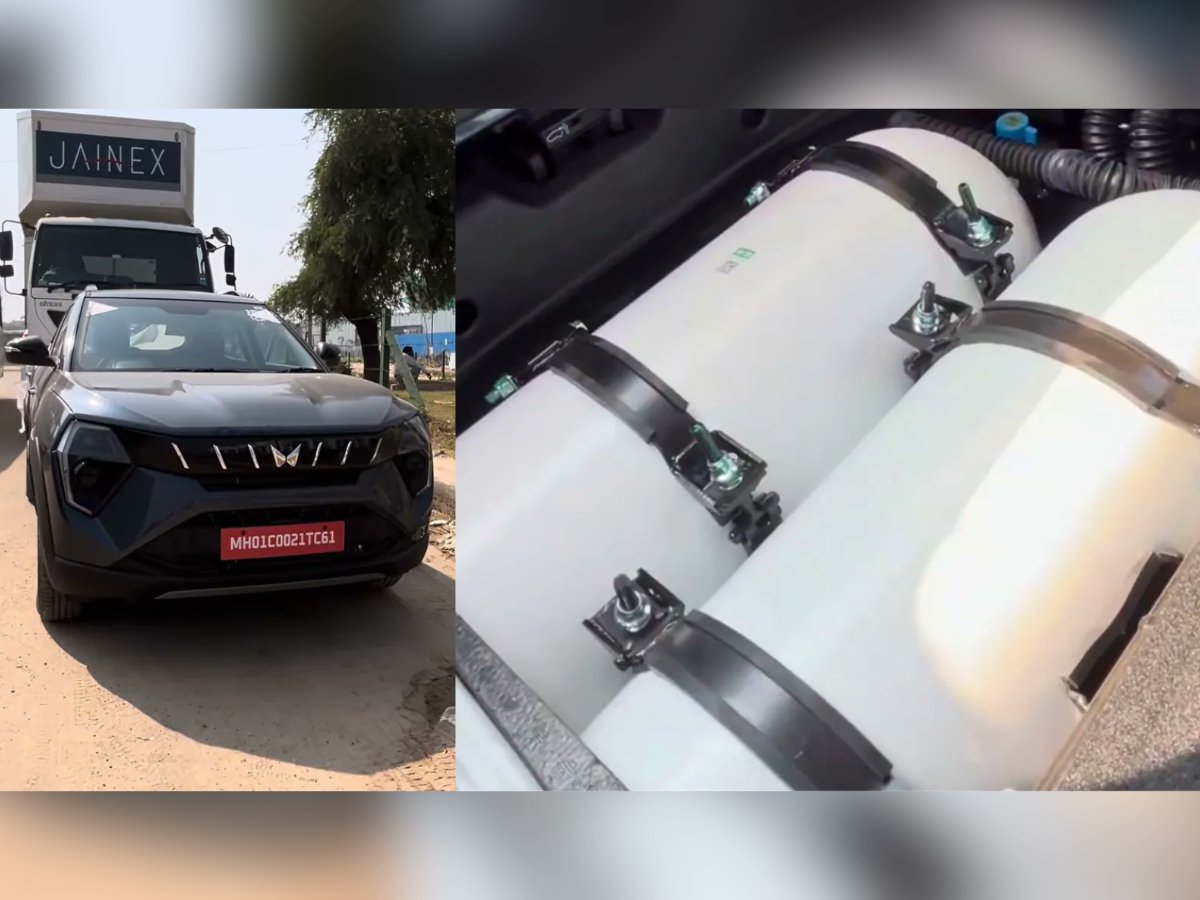 MotorOctane's tweet photo. Mahindra XUV 3XO ZNG (CNG) Launched!

-> Launched @ Rs. 9.99 lakh (ex-showroom)

-> Price Range: Rs. 9.99 lakh - 12.27 lakh (ex-showroom)

-> Price Range: Rs. 11.40 lakh - 14.20 lakh (on-road)

-> 4 variants: MX1 Edge, RevX Edge (O), AX5, RevX A

-> Manual only

-> Underbody dual-tank configuration

-> 1.2L 3-CYL turbo-petrol (MPFi)

-> 110 bhp | 200 Nm (in both petrol & CNG mode)

-> 3rd sub-4m CNG SUV, after Nexon & Brezza