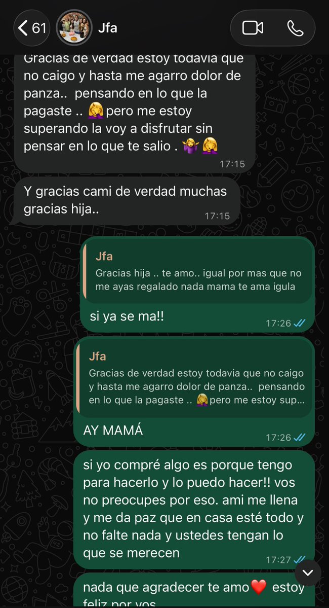 camiilaaa_krd_'s tweet photo. mi mejor gasto❤️
literalmente ella estaba preocupada por lo que gaste y yo no podía estar más feliz de poder hacerle ese regalo que tanto necesitaba y merecía… te amo ma https://t.co/GcrW5yVj47