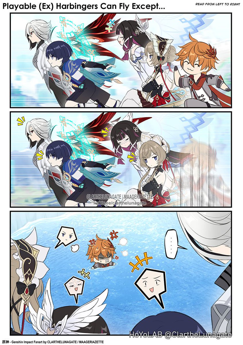 maageriazette's tweet photo. All can fly but one...

#原神 #GenshinImpact https://t.co/iThg9ikWp1