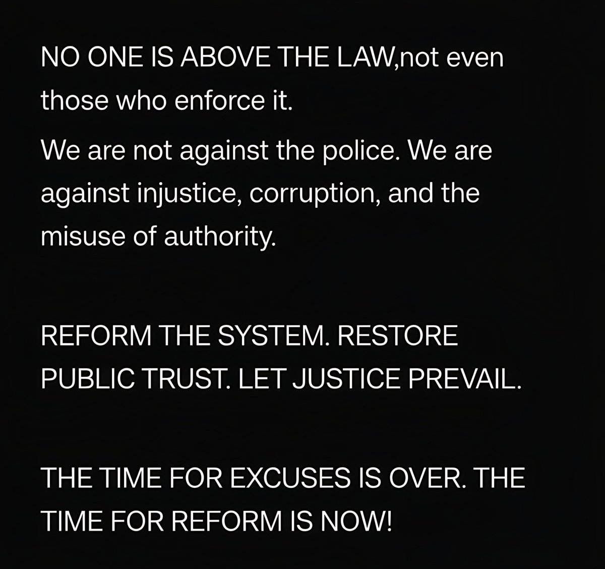 ArambhKumar2's tweet photo. @HMOIndia @India_NHRC  @PMOIndia  @rashtrapatibhvn 

#PoliceReforms #PoliceAccountability #RuleOfLaw #JusticeForAll https://t.co/lCC5pR39Ic