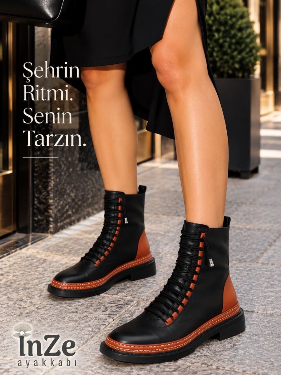 AyakkabInze's tweet photo. Şehirli Kadının Adımları. 🖤
Siyahın zamansız gücü, taba detayların karakteri ve her adımda şehirli bir duruş.
Kuralları takip etme, kendi tarzını yarat.
İNZE | Walk Your Own Way.
#inzeyakkabı #ŞehirliKadın #UrbanStyle #ModernWoman #LeatherBoots https://t.co/opFI0GwB4g