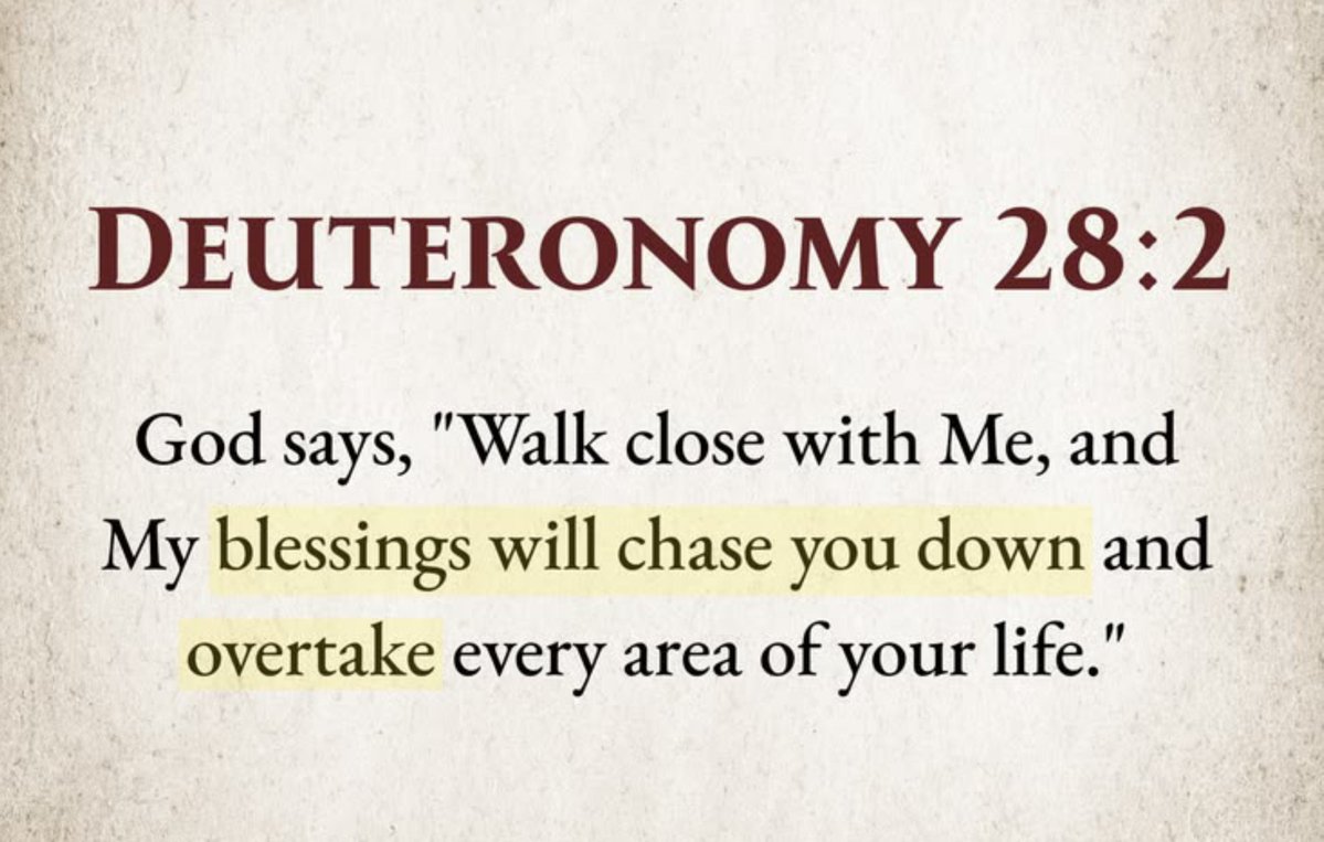 Purity64874075's tweet photo. Deuteronomy 28:2 https://t.co/z76DwEeeJG