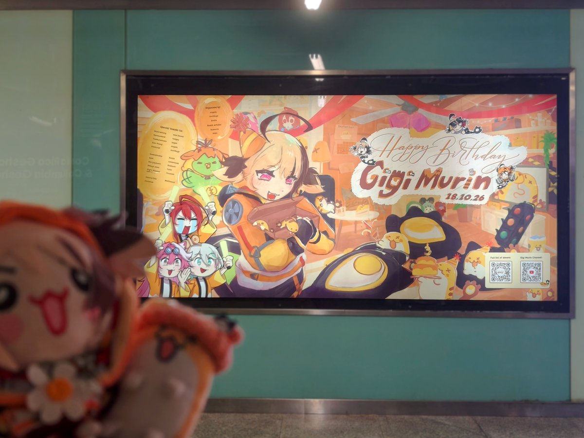 buwuchi's tweet photo. 🎉Gigi Murin's Singapore Fan Support!!🎉

Support will run from:
【15/10 - 28/10】

Let's take lots of pics and share it with us with the #GigiBdaySG26 hashtag🧡🥳

#rkggk #gremurins https://t.co/ay4gnUbACx