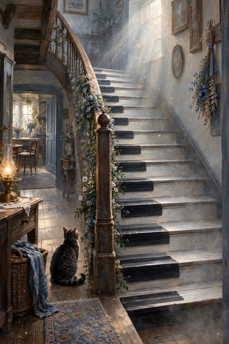 niasruv's tweet photo. QT your Staircase of Melody
TFTT: @ritsuki_ai 
Everyone is welcome 🎵 https://t.co/OIlTyItVZJ