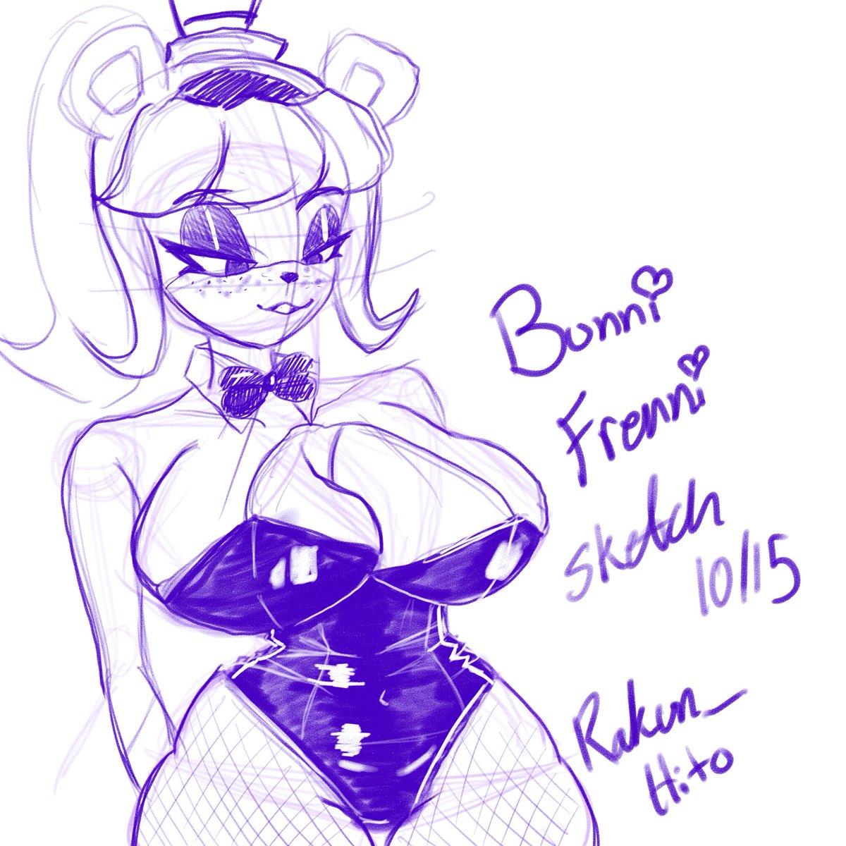 rakun_hito's tweet photo. Work in progress
#workinprogress #fnaf #fanartㅤㅤㅤㅤ #frennifazclaire #sketch https://t.co/Ywx9z8zjoH