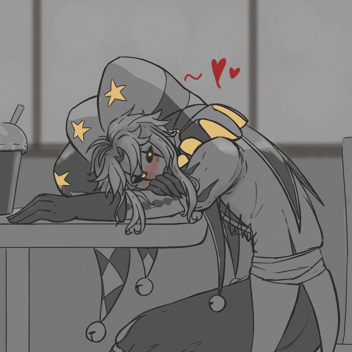 AutumnSnowPNG's tweet photo. Who's this lil yearner looking at?
Oh! It's you, of course~ It'll always be you

#thefreakcircus #tfc #pierrot https://t.co/rx12A9Cged