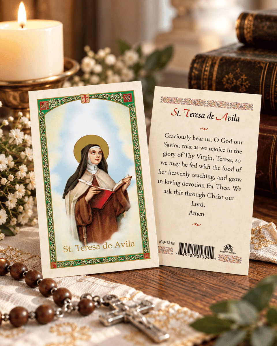 CrossesMedals's tweet photo. 🌹 St. Teresa of Jesus, Doctor of the Church
“Let nothing disturb you, let nothing frighten you.”
May her wisdom remind us to find peace in prayer, trust God's plan and remember that His love never changes. 🙏
St. Teresa of Jesus, pray for us.
#SaintTeresa #CrossesAndMedals https://t.co/ZyNvQUMCZD