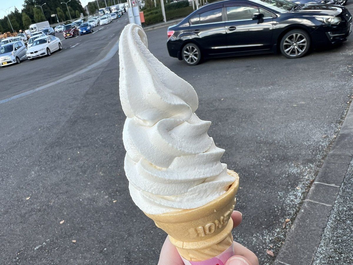 hamu828's tweet photo. そばソフトクリーム美味しかった https://t.co/kgxV6OG3Ah