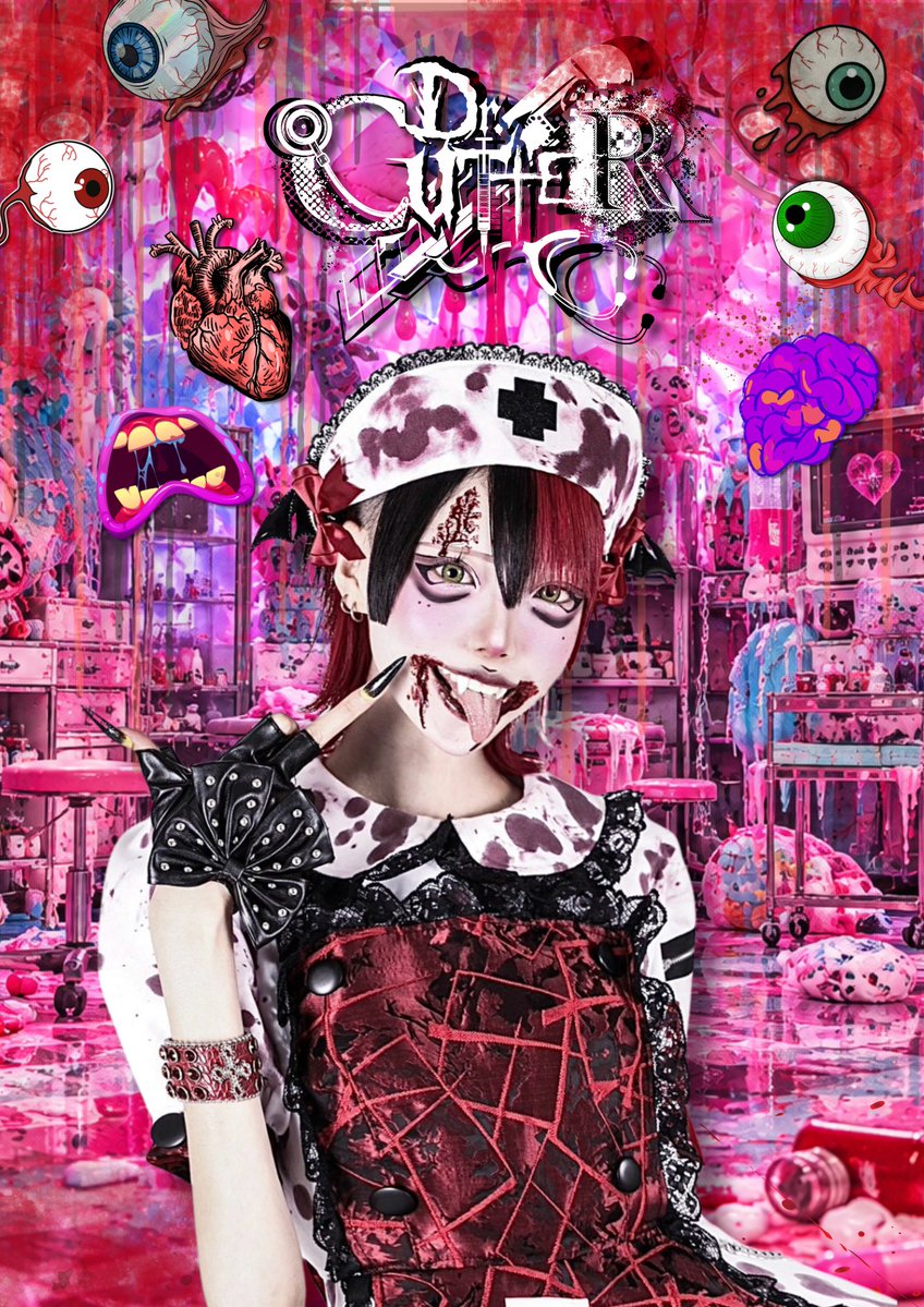 Dr___info's tweet photo. 🩸🩺 NEW VISUAL 公開 🩺🩸

✖✖━━━━━━━━━🏥

Patient No.0006
ルカ
@Dr__ruka 

🏥━━━━━━━━━━✖✖

ドクターより一言

『君は治療なしで生きれﾙｶ な ??』

Blood Type：Red

#DrCUTTER https://t.co/yYpvgbOeZy