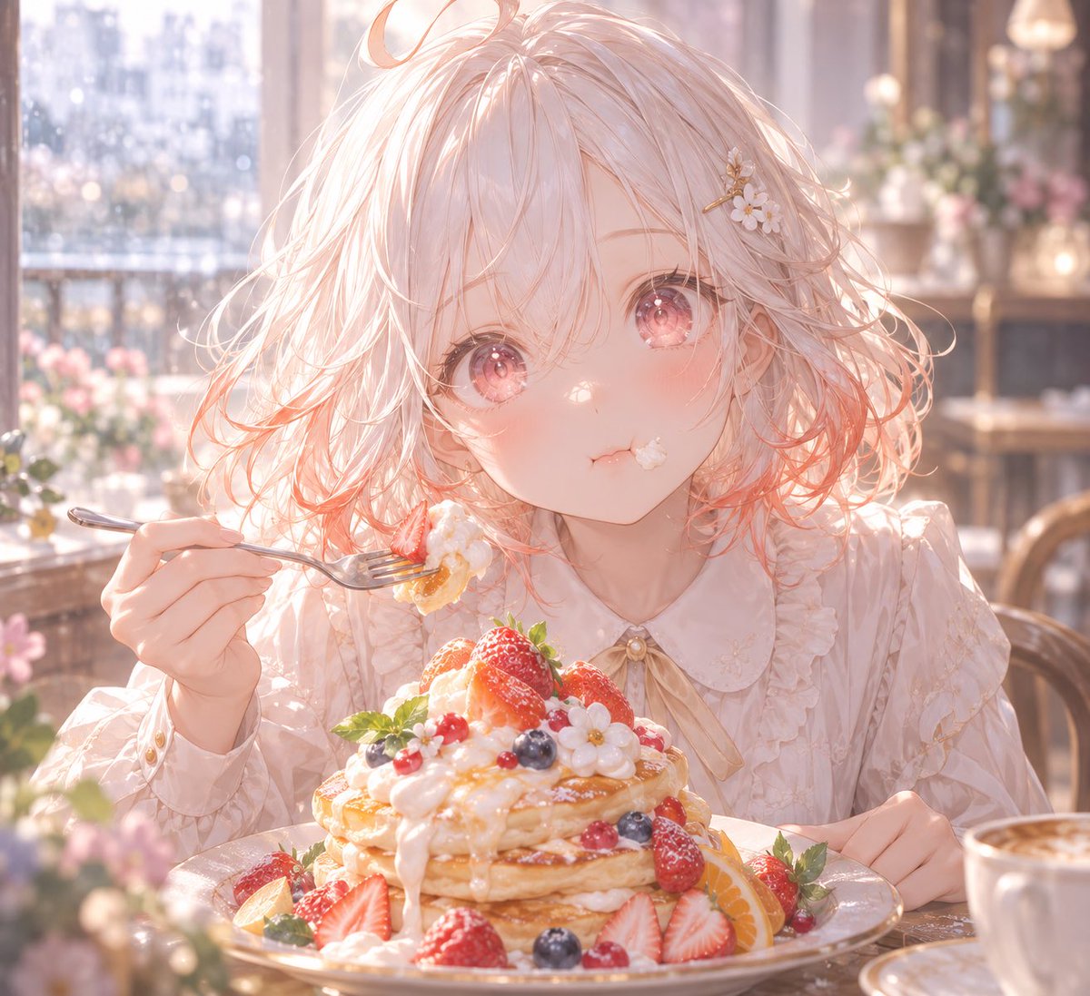 unknown_Erl's tweet photo. ☀️陽葵

「もぐもぐもぐ、、、ん？」

無性に甘いものが食べたくなる時ある、、(・𖥦・ )

#AI
#AIイラスト
#AIイラスト好きさんとつながりたい https://t.co/fO0kBAhArq