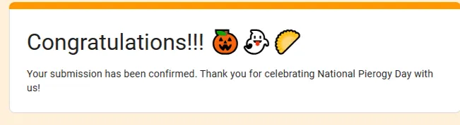 NicolesChoice1's tweet photo. π YAHOOO! Thank YOU so much @MrsTsPierogies for the great news that I have been chosen as a lucky winner of a limited edition Pierogy & Sour Cream couples costume! I love your 4 CHEESE MEDLEY pierogies, they'll make my Halloween BOO Better!! π»#NationalPierogyDay #Pierogy https://t.co/SIB53EZPJQ