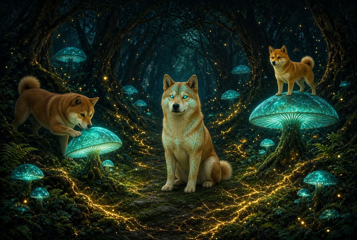 SolamianInu's tweet photo. Deep in Solami's Glowroot Forest, the mushrooms light one by one.
Bonk steps on three. Doge apologizes to the trees.
The dog walks the path. Every root lights ahead of him.

SI
2ATDtFTRpDsHQpFxKb54TC4H8xKjZrF5dpe6952dpump https://t.co/H7E0yisHBh
