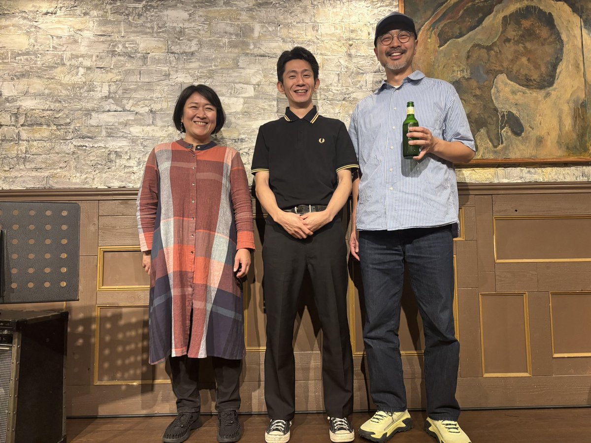 takumi_ui0115's tweet photo. 昨晩！
加藤隆生 with有田さとこ(fromロボピッチャー)
宇井拓海　@ Cafe&amp;Live spot FJ's

2マンライブ！
加藤さん誘っていただきありがとうございました！
めっちゃカッコよかったです！

let's 自責！
次のワンマン決める！

お越しいただき、ありがとうございました！ https://t.co/0DV4pl8Lfc