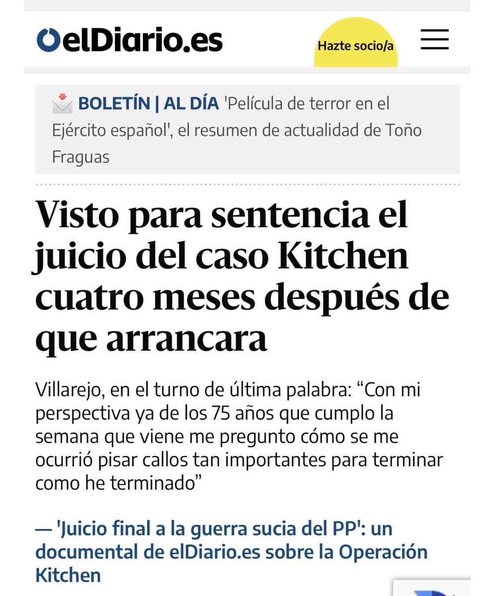VickyRosell's tweet photo. Y a todo esto ¿La sentencia del caso Kitchen? 
Se juzgaba la corrupción y obstrucción a la justicia (con destrucción y falsificación de pruebas) del ex Ministro y toda la cúpula de interior y policial del último gobierno del PP. 
El juicio quedó visto para sentencia en julio. 🧐 https://t.co/8NqFIduJ8z