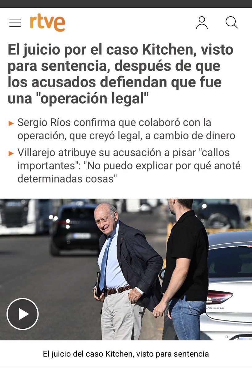 VickyRosell's tweet photo. Y a todo esto ¿La sentencia del caso Kitchen? 
Se juzgaba la corrupción y obstrucción a la justicia (con destrucción y falsificación de pruebas) del ex Ministro y toda la cúpula de interior y policial del último gobierno del PP. 
El juicio quedó visto para sentencia en julio. 🧐 https://t.co/8NqFIduJ8z