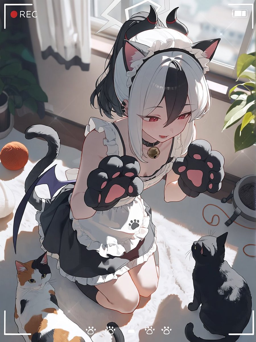 Hy70141014's tweet photo. 啾啾猫猫 #ブルアカㅤ #ブルーアーカイブㅤ #BlueArchiveㅤ https://t.co/GthM7QRCpZ