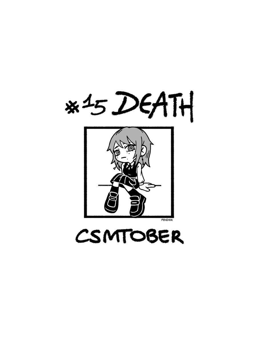 Fendifaaa's tweet photo. Day 15 : Death

#CSMTOBER #chainsawman https://t.co/nc428tQZSA