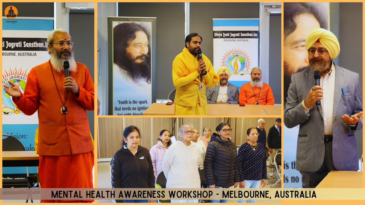 djjsaarogya's tweet photo. On this WORLD MENTAL HEALTH DAY, DJJS Aarogya successfully organized a Manobalam Campaign at the Penrose Community Centre, Melbourne, on 11 September 2026, with 30 participants.
#worldmentalhealth #mentalhealth #mentalhealthmatters #djjsworld #djjsaarogya https://t.co/oSlCZFcl09